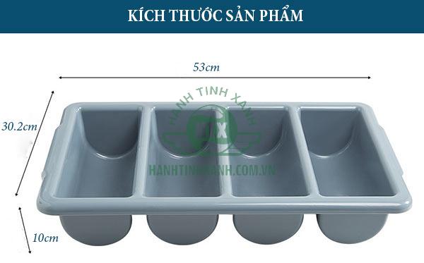 Kích thước khay đựng dao dĩa thìa đũa khá lớn