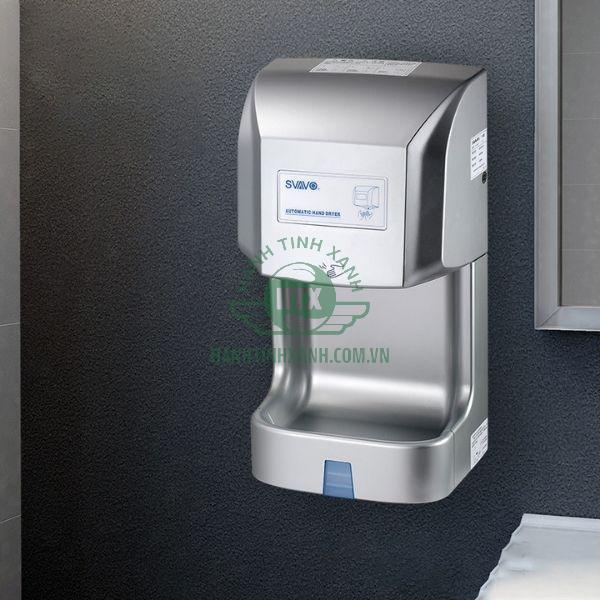 Hình ảnh thực tế máy sấy tay phòng vệ sinh