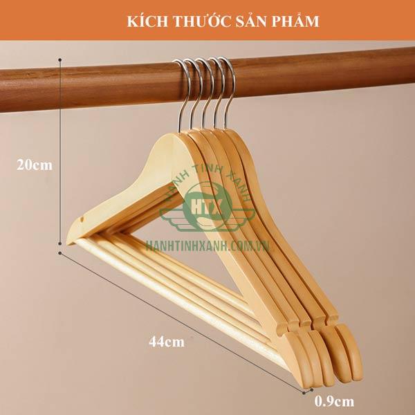 Kích thước móc treo màu nâu vàng