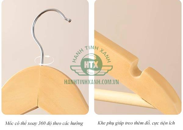 Đặc điểm thiết kế móc treo quần áo