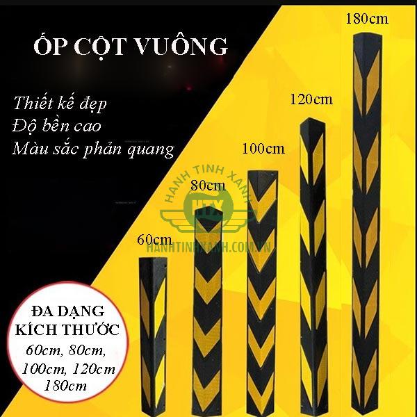 Chi tiết kích thước ốp cột vuông phản quang