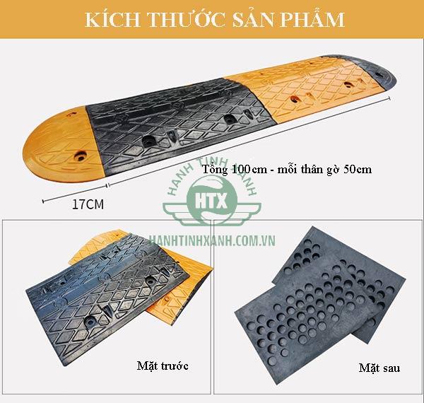 Tham khảo kích thước thân gờ giảm tốc độ