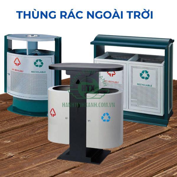 Hành Tinh Xanh có sẵn bộ sưu tập thùng rác ngoài trời phong phú