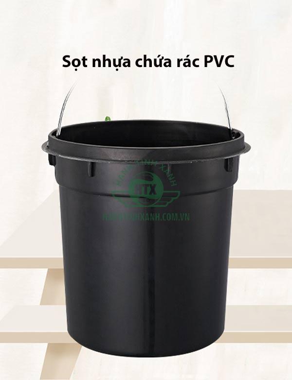 Ruột đựng rác trực tiếp là thùng nhựa PVC