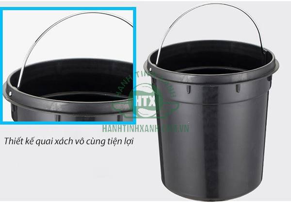 Sọt nhựa có quai xách nên vô cùng tiện lợi