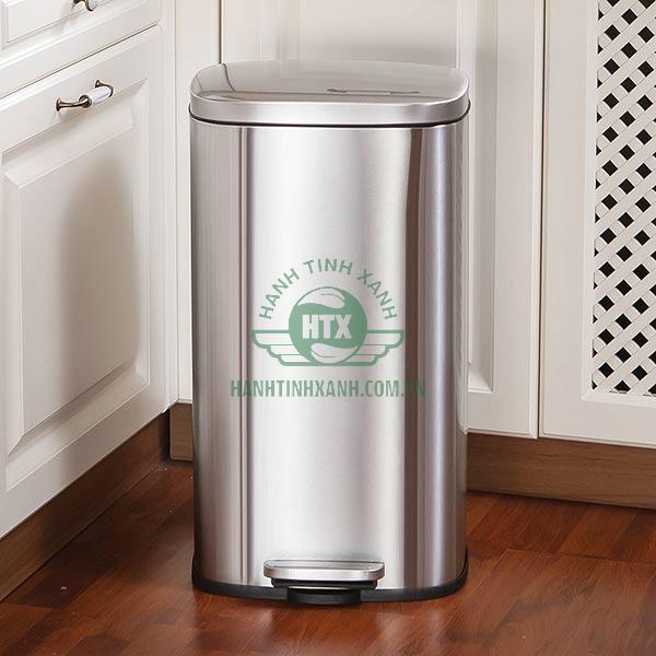 Thùng đựng rác đạp chân bằng inox 20L