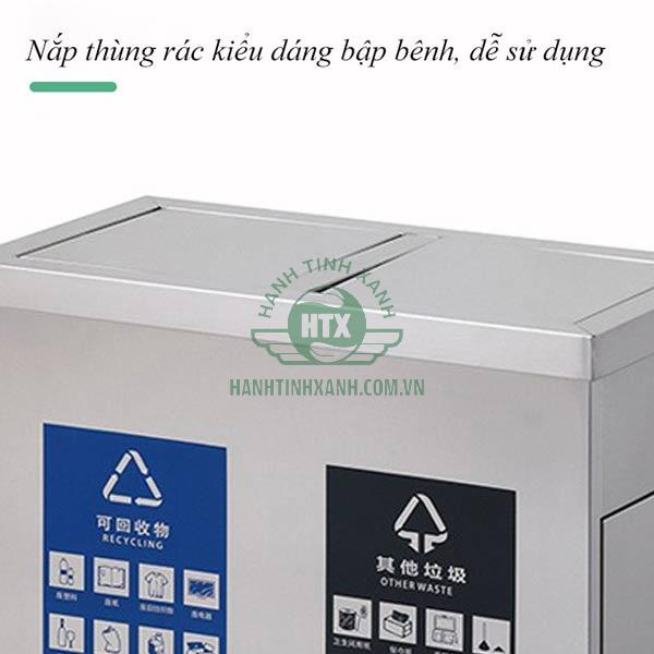 Thiết kế nắp lật phía trên hoạt động đơn giản