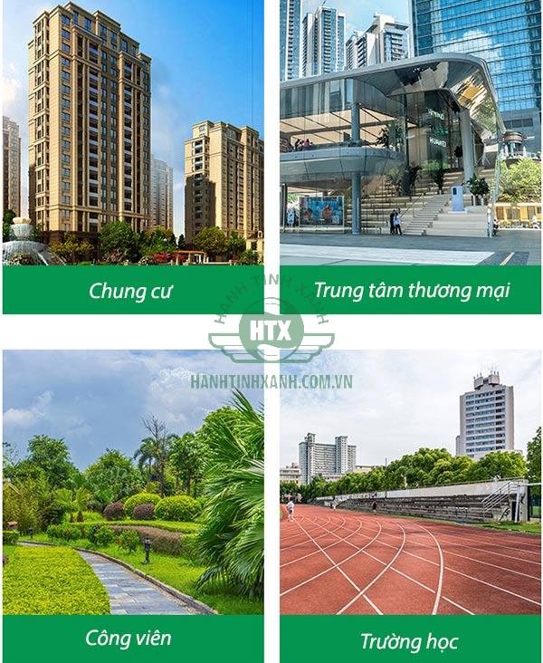 Phù hợp sử dụng tại các không gian ngoài trời
