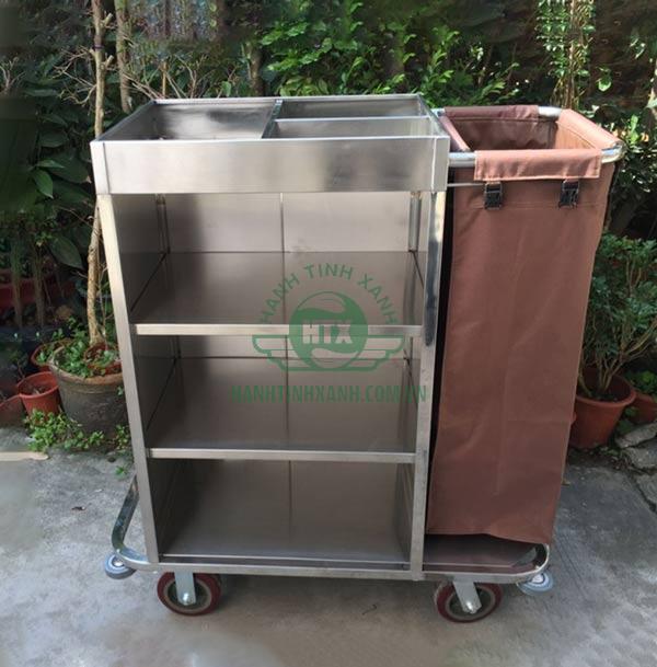 Ảnh chụp xe làm buồng phòng cỡ nhỏ lắp đặt tại kho Hành Tinh Xanh