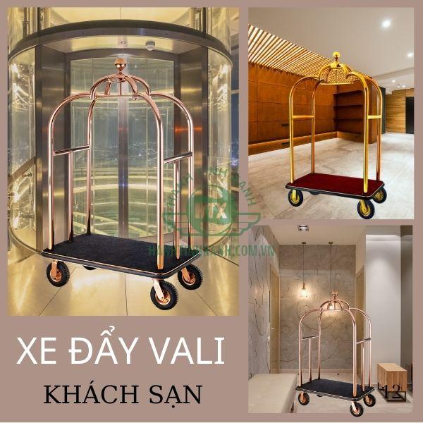 Xe đẩy hành lý phù hợp với không gian cao cấp