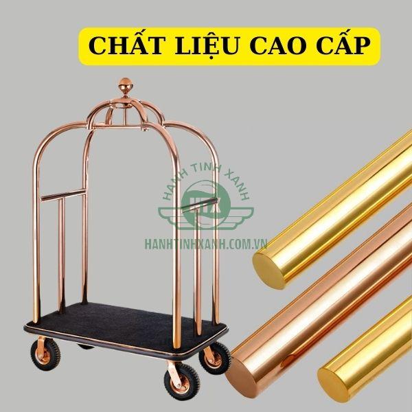 Sản xuất từ inox mạ vàng hoặc mạ vàng hồng độ bền cao