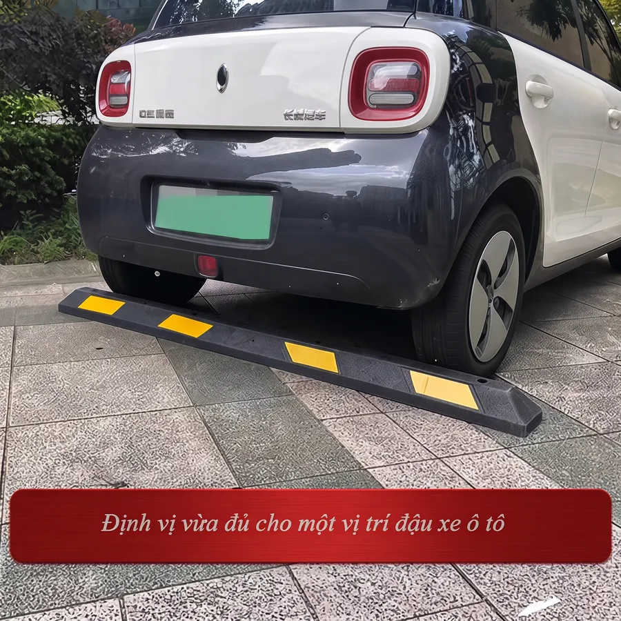 chèn lùi bánh xe, cao su chặn bánh xe