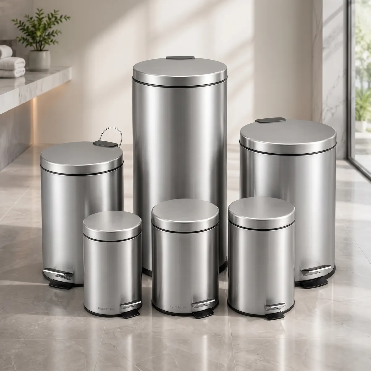 Thùng rác inox