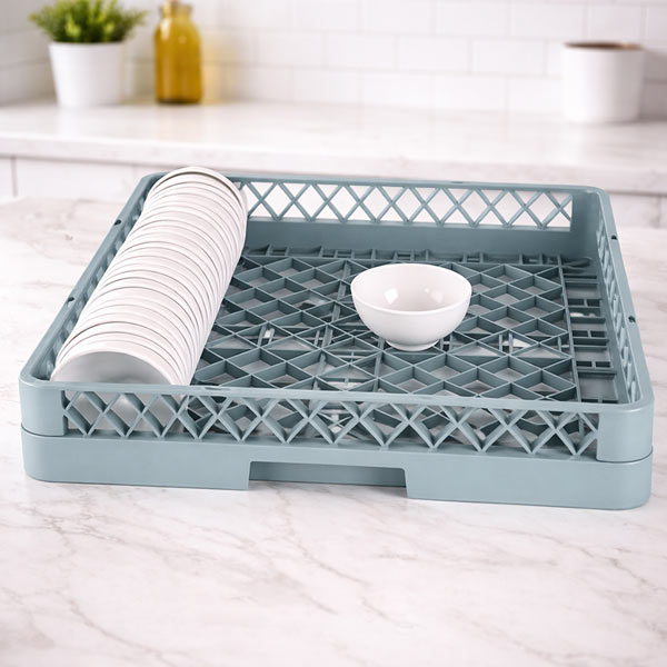 Khay rack bát đĩa hình vuông