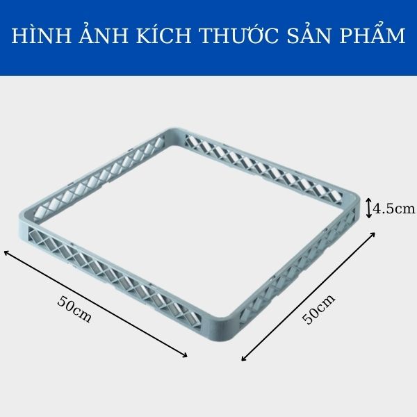 Tham khảo kích thước rack nối khay đựng dao dĩa