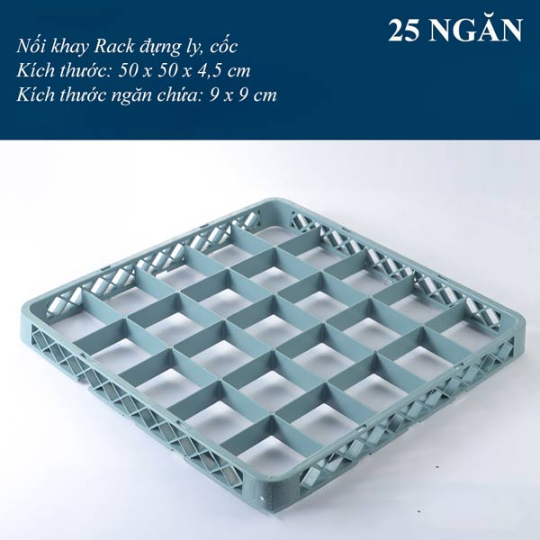 Rack nối đựng ly cốc 25 ngăn
