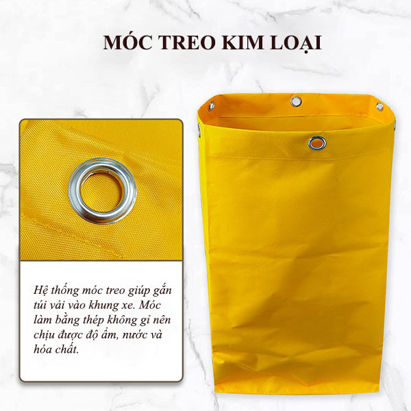 Túi vải xe đẩy dọn vệ sinh chữ L