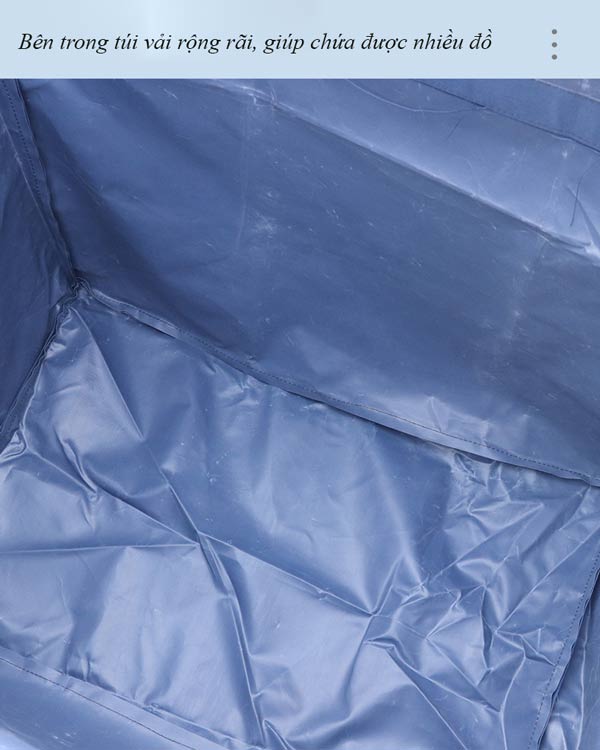 Chất liệu vải dày, hoàn toàn chống thấm nước