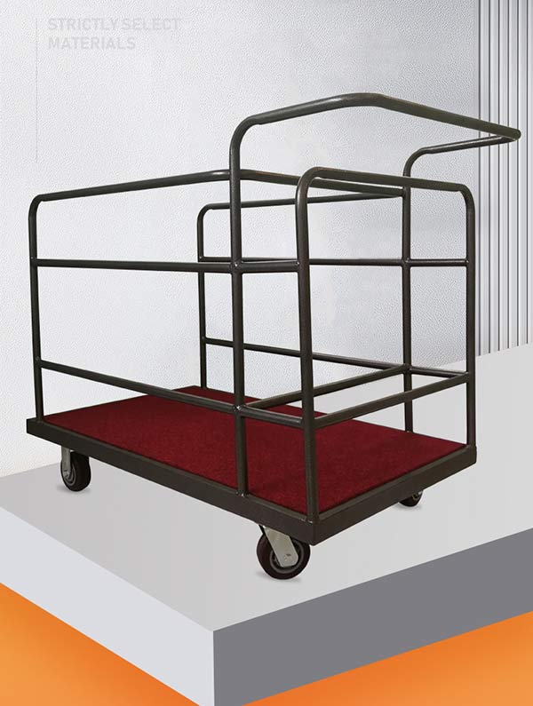 Mẫu xe chở bàn xoay nhà hàng bằng thép sơn tĩnh điện