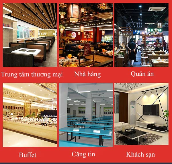 Xe nhựa 3 tầng dọn bàn được sử dụng trong nhiều không gian