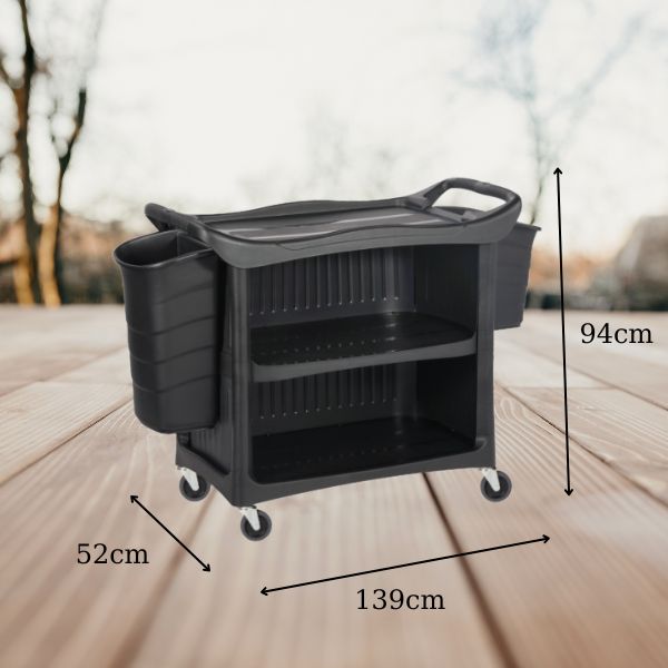 Tham khảo kích thước xe đẩy 3 tầng