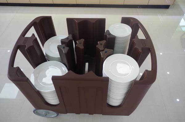 Xe chở bát đĩa nhà hàng chuyên dụng