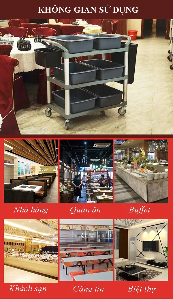 Mẫu xe phù hợp với mọi không gian kinh doanh dịch vụ ăn uống