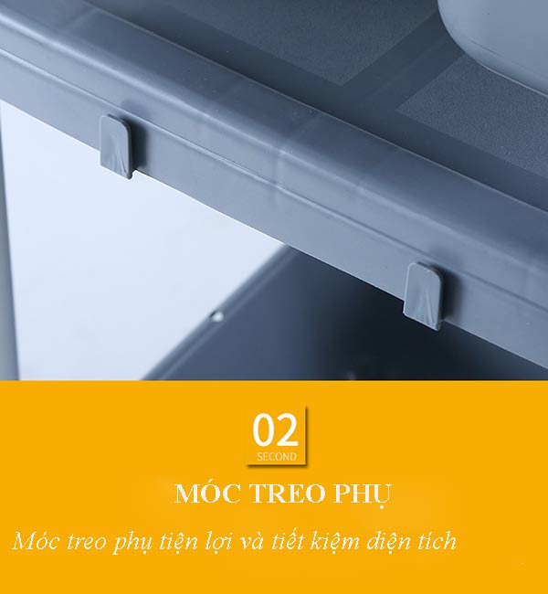 Móc treo phụ vô cùng tiện lợi