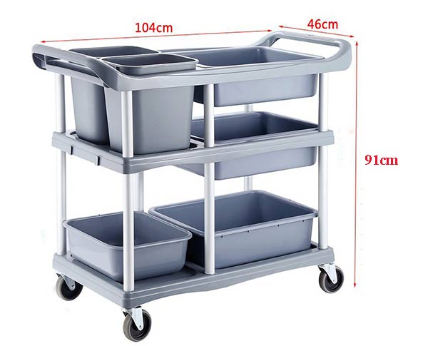 Kích thước xe thu gom bát đĩa - mẫu 2