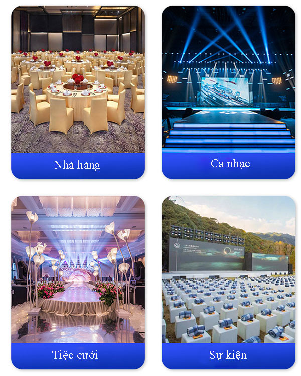 Xe đẩy ghế được rất nhiều không gian kinh doanh hạng sang sử dụng