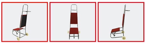 Thiết kế mặt trước, mặt sau xe đẩy ghế