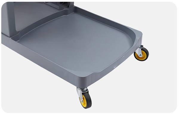 Xe đẩy làm vệ sinh chữ L có nắp