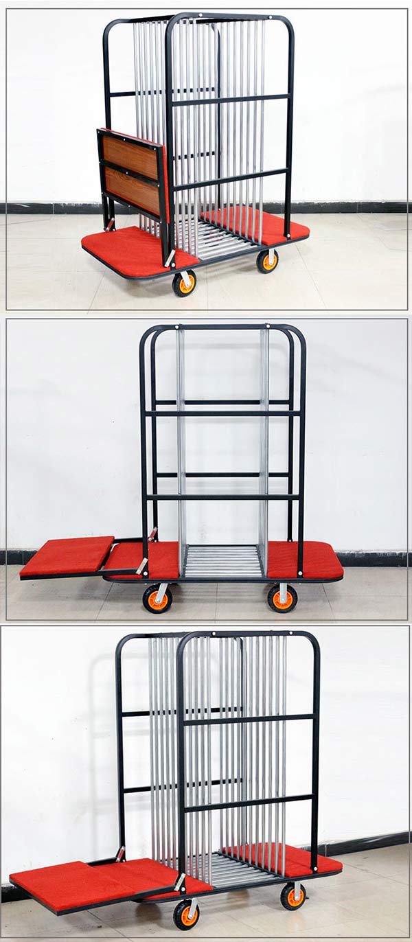 Cận cảnh xe chở bàn tròn xoay