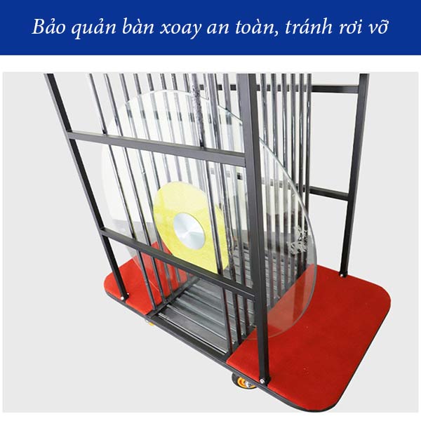 Thiết kế xe chuyên dụng để vận chuyển nhiều mặt bàn tròn