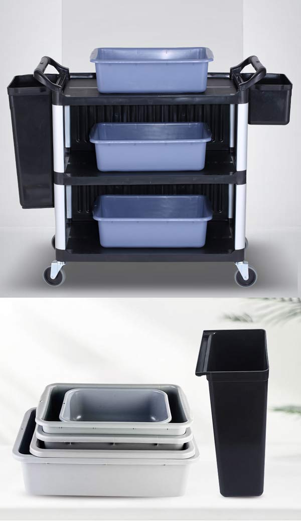 Xe đẩy nhựa 3 tầng đa năng