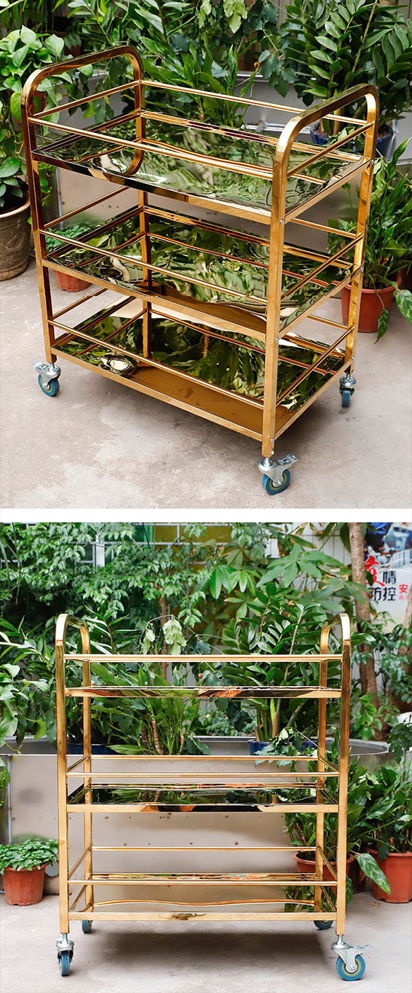 Mẫu xe đẩy phục vụ nhà hàng, quán ăn đẹp