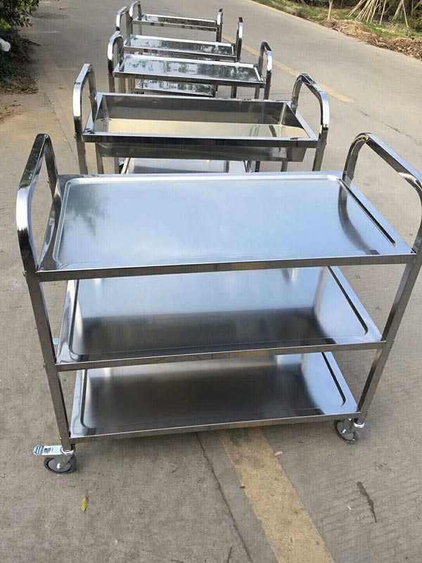 Hành Tinh Xanh luôn có sẵn các mẫu xe đẩy inox phục vụ