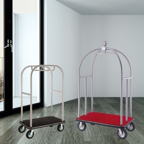 Đặt mua ngay xe inox chở hành lý