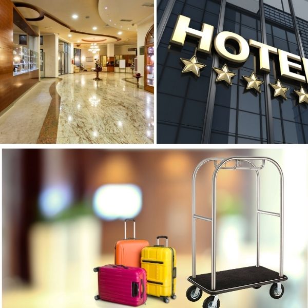 Xe vận chuyển số lượng lớn hành lý cùng lúc