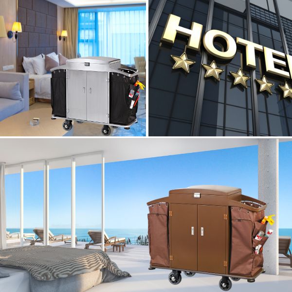 Các khách sạn cao cấp rất chuộng mẫu xe dọn buồng phòng này
