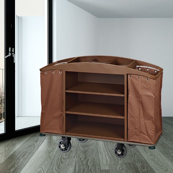 Xe làm buồng phòng 3 tầng bằng thép sơn tĩnh điện