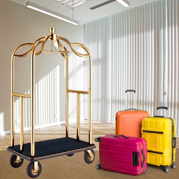 Mẫu xe đẩy hành lý đẹp, sang trọng