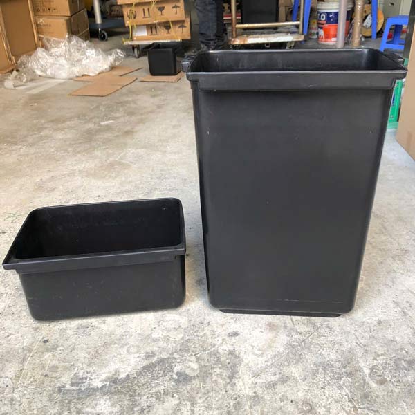 Xô nhựa treo xe dọn đồ bàn ăn