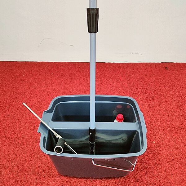 Hình ảnh thực tế xô đựng nước lau kính hai ngăn